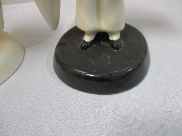 Pair Vintage Toy Ming Bud Vases. Signed Vilas.