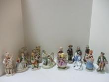 Box Lot of Victorian Figurines and Vases.