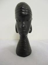 Ebony Carved Tribal Figurine.