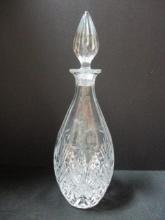 Lead Crystal Decanter with Stopper.
