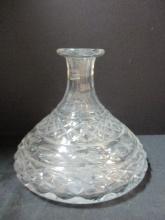 Cut Glass Crystal Wine Decanter.