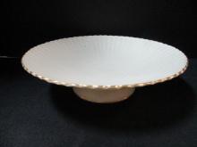 Lenox Bowl with Pedestal with Gold Edging.
