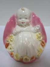 Vintage Pottery  Baby Planter, Possibly Shawnee.