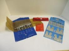 Starret Small Hole Gauges & Radius Gage Set, MBC Telescoping Gages, 25 Piece Radius Gauges.