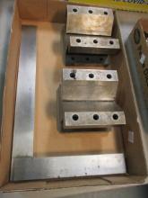 Pair of Precision Machinist V-Blocks . Metalworking Machinist Square.