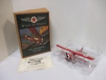 1931 Steadman Biplane Wings of Texaco in Original Box. ERTL 1995. COA.
