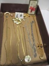 Large Assortment of Vintage Costume Jewelry.