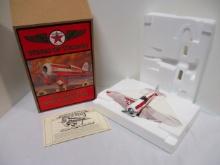 1930 Travel Air Model R "Mystery Ship" Texaco in Original Box. ERTL 19997. COA.