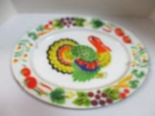Enamel Turkey Platter. Made in Hong Kong.