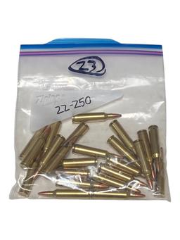 23rds. of .22-250 REM. Factory Ammunition