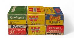 0.6 Lbs. of NIB .22 SHORT Factory Ammunition