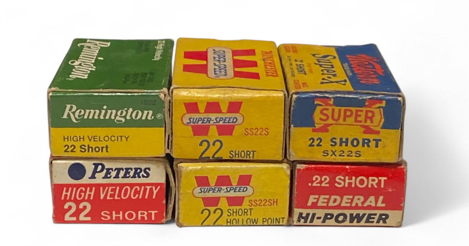 0.6 Lbs. of NIB .22 SHORT Factory Ammunition