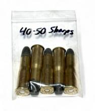 5rds. of .40-50 SHARPS Factory Ammunition 