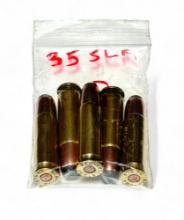 5rds. of .35 SL (Self-Loading Rifle) Factory Ammunition 