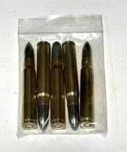 5rds. of 9.3x62 Factory Ammunition 