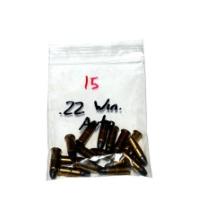15rds. of .22 WIN. AUTO Factory Ammunition 