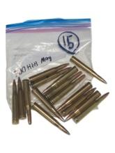 15rds. of .300 H&H MAG. Factory Ammunition 