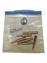 6rds. of 6MM REM. Factory Ammunition 