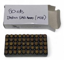 NIB 50rds. of M38 Italian SMG Factory Ammunition