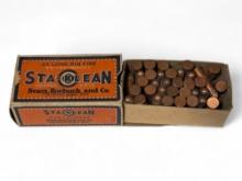 NIB 38rds. of Vintage and Collectible .22 LONG Rimfire Sta-Klean Sears Roebuck & Co. Ammunition