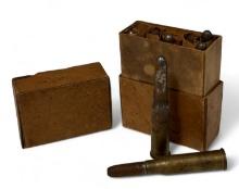 8rds. of Vintage 8x50r Mannlicher 1918 Factory Ammunition 
