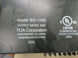 TOA BG-1060 Integrated Amplifier