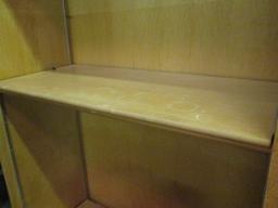 Maple 5 Shelf Deep Bookcase