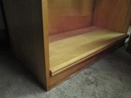 Maple 5 Shelf Deep Bookcase