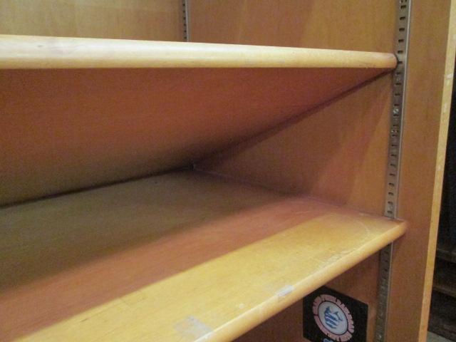 Maple 5 Shelf Deep Bookcase