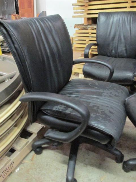 Pair of Black Higmark Smart Office Chairs