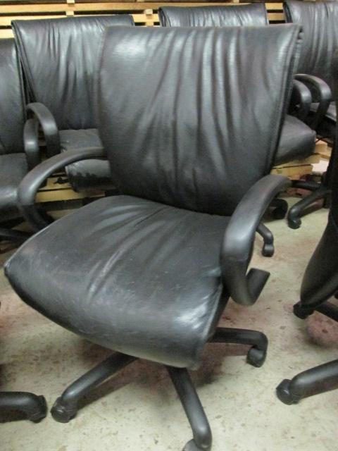 Pair of Black Higmark Smart Office Chairs