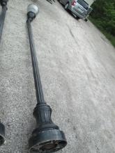 Hadco Painted Black Cast Metal Light Post and LED Post Light Head