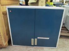 Painted Metal 2 Door Wall Hanging Cabinet