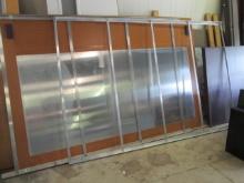 Two Welded Aluminum Frames for Panels and Aluminum Panels with