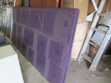 Pair of Purple Aluminum Panels