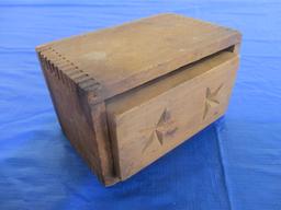 Antique Wood Butter Mold 18th or 19th Century