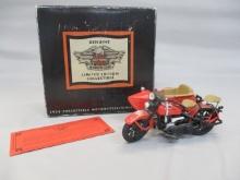Limited Edition 1933 Motorcycle w/Sidecar Bank w/Key