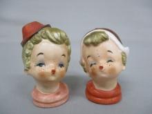 Vintage Napco Kissing Girl& Boy Salt & Pepper Shakers