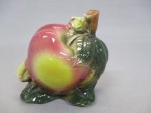 Apple Wall Pocket/Planter Hand Painted Made in Occupied Japan