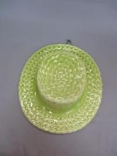 Stanford #216 Ceramic Straw Hat Wall Pocket