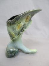 1950's Hull Parchment and Pine Vase