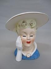 6 1/2" Napco C5047 Lady Head Vase