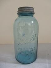 Half Gallon  Ball Perfect Mason Jar with Metal Lid.