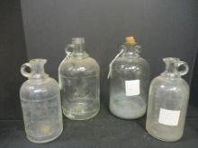 Four White House Vinegar Jugs.