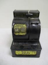 Uncle Sam's Vintage 3 Coin Register Toy Metal Bank.