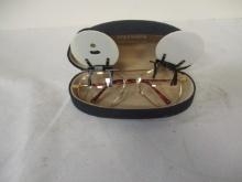 HySkore Optic Aid Shooting Glasses in Hard Shell Case.