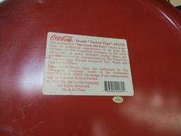 Round Hanging Coca-Cola Sign.