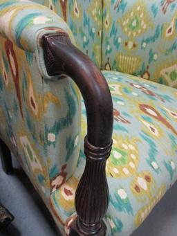 Nice Club Chair with Spindle Legs. Good Condition,