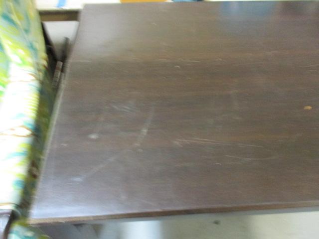 Dark Wood Mid Century Table.