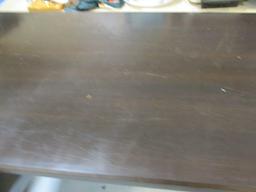 Dark Wood Mid Century Table.